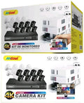 Andowl QS888 comprehensive 8-way wireless/analog CCTV surveillance camera security kit