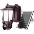 Andowl G403 outdoor solar-powered LED lamp with built-in WiFi security and monitoring camera.