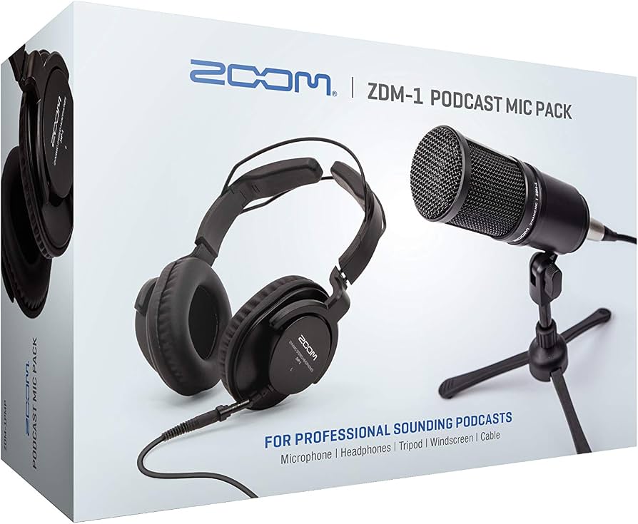 Zoom ZDM 1PMP podcast mic pack