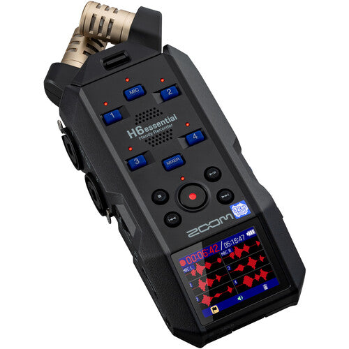 Zoom H6essential 6 track portable handheld recorder 32 bit