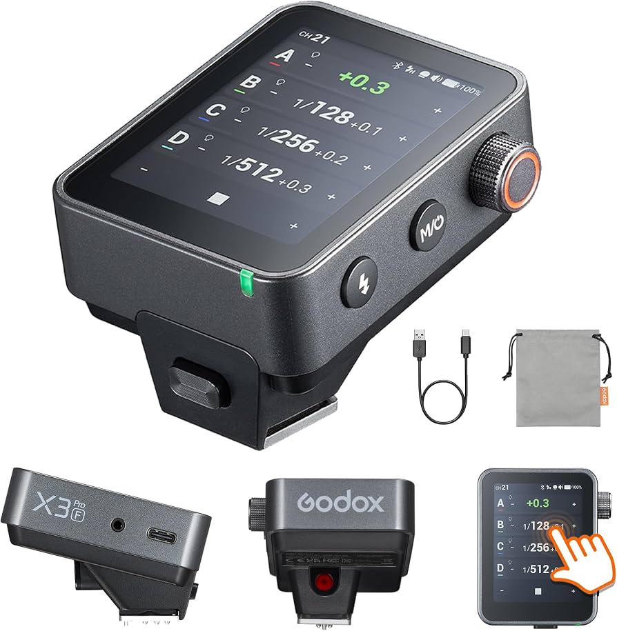 Godox X3 Pro F TTL 2.4GHz Wireless Flash Trigger for Fuji Camera