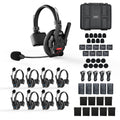 Synco Xtalk XPro9 Wireless Intercom System with 9 Single-Ear Headsets (2.4 GHz)